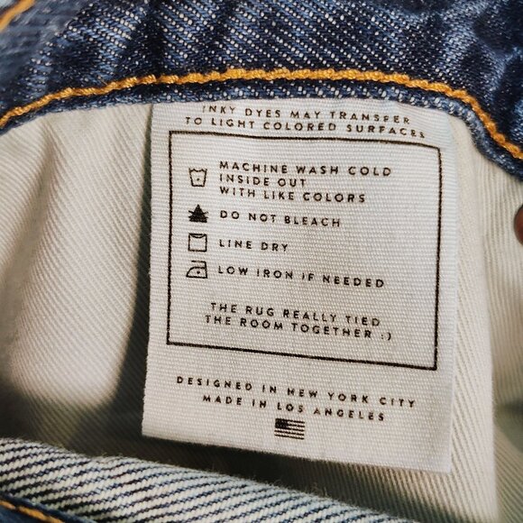 AYR The Normie Men's 31/32 Straight Leg Button Fly Jeans - Picture 7 of 8
